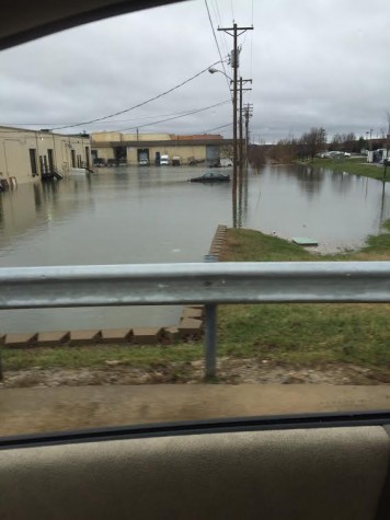 Flooding in Chesterfield Valley