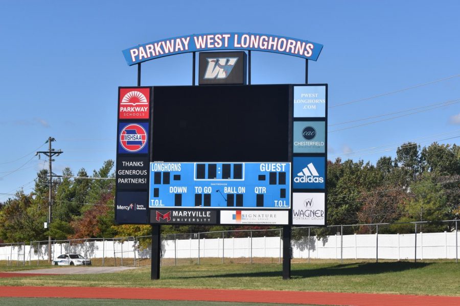 The scoreboard was built after Parkway set up a deal to pay for it through advertising. This occured when Parkway was under the Kelly Sports Properties contract. “The district has posted a sports media position and we’re in the process of interviewing and hiring someone so that person will [be able to] take over some of the duties that Kelly has been performing,” Athletic Director Brian Kessler said.