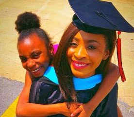 With her daughter wrapped around her on graduation day, Smith celebrates receiving her master’s degree from Arkansas State University. She received her degree in Educational Leadership in May of 2018.  “It was a very proud moment. I felt accomplished and ready to move on to the next step in my career,” Smith said. 
