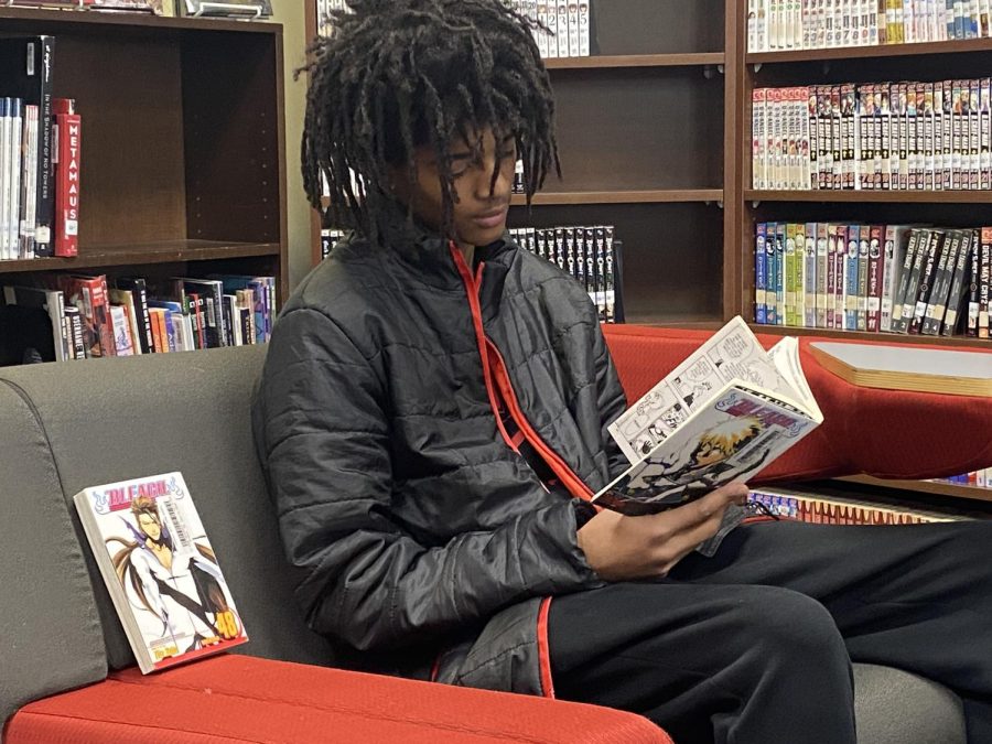 Junior Khalid Abdi, is currently reading the last arc of “Bleach”. He started “Bleach” a couple months ago, and he loved the amount of diversity and speed the manga/anime displayed. “[Bleach] has really good character development and the way the story put more focus on female characters unlike other anime. They have unique personalities and play a role in the story,” Abdi said.