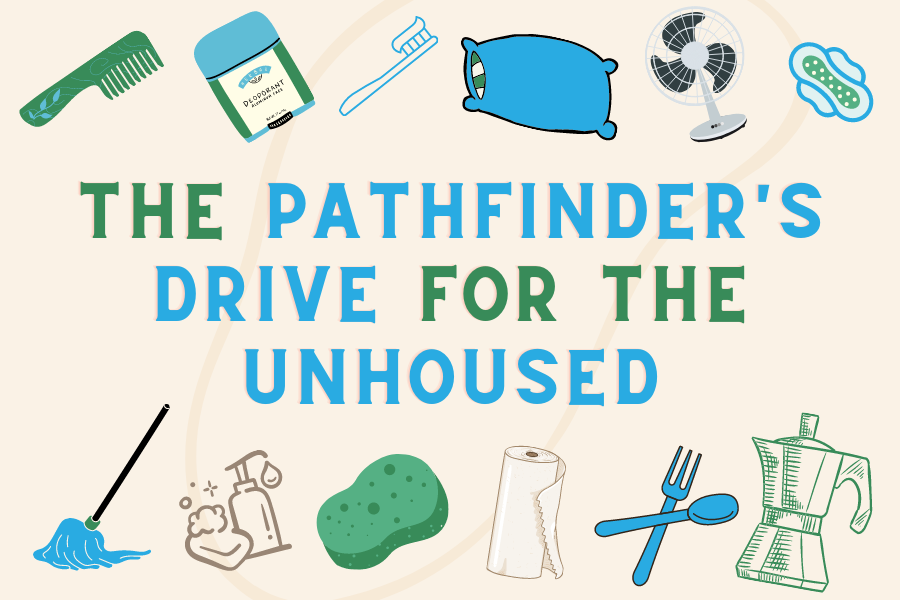 Graphic+depicting+the+Pathfinders+drive+to+support+the+unhoused+population+of+St.+Louis.