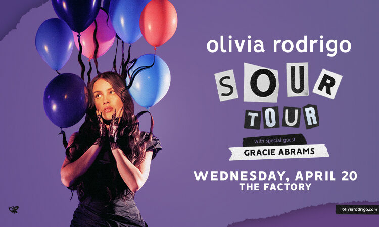 Olivia+Rodrigo+brings+in+fans+from+all+around+the+country+dressed+in+fun%2C+bright-colored+clothes+to+watch+her+perform+her+debut+album+%E2%80%9CSOUR%E2%80%9D+at+The+Factory+in+Chesterfield+for+her+12th+show+on+her+tour.