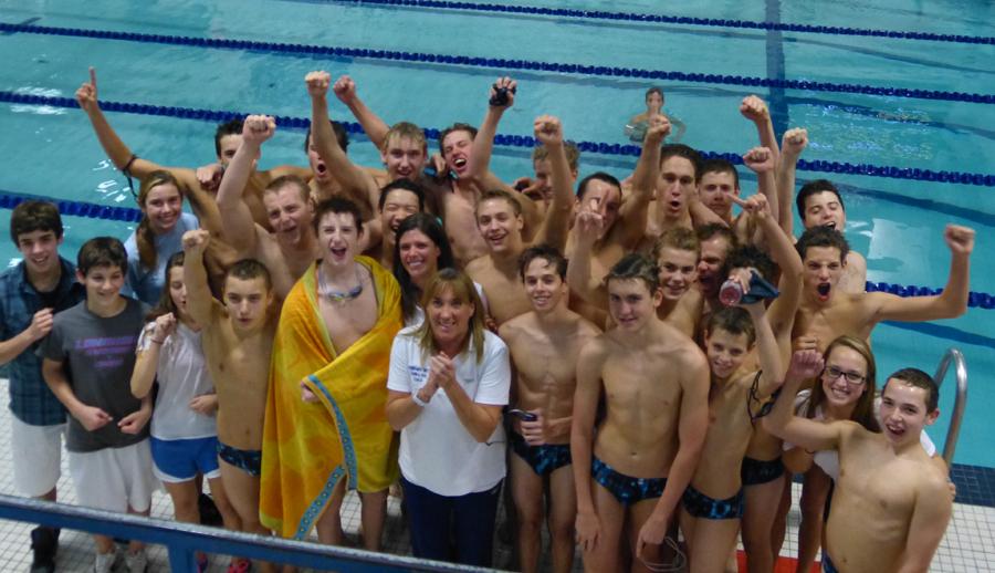 Boys Swimming and Diving team brings home the Parkway Quad victory