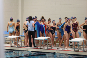 Girl's swim team takes second place 