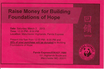 Philanthropy at Panda Express