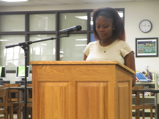 Culinary Arts II caters the African American read-in