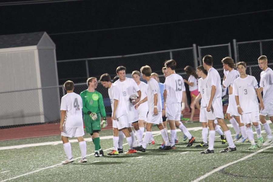 The varsity soccer team is all coming together after their victory against Troy.
