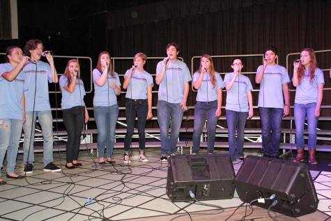 Jazz Choir performs at the Fall Choir Concert, Oct. 23. 