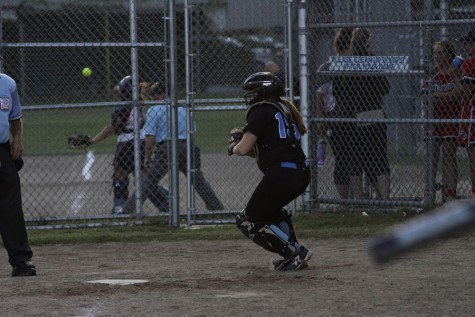 Junior Andrea Gordon makes a play to get a runner out at second base. The team was playing Central. "I like getting people out at second base because it shows me that I am capable of throwing people out," Gordon. 