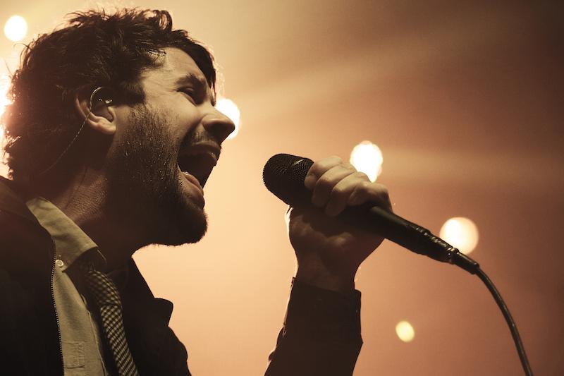 Michael Angelakos belts out his opening song Secrets.