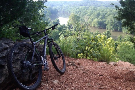 A view of the Meramec from a Castlewood trail.