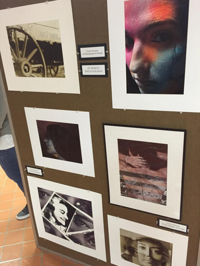 Vericia Pearsons AP Photo and DIgital Design board for the 2016 regional art show.