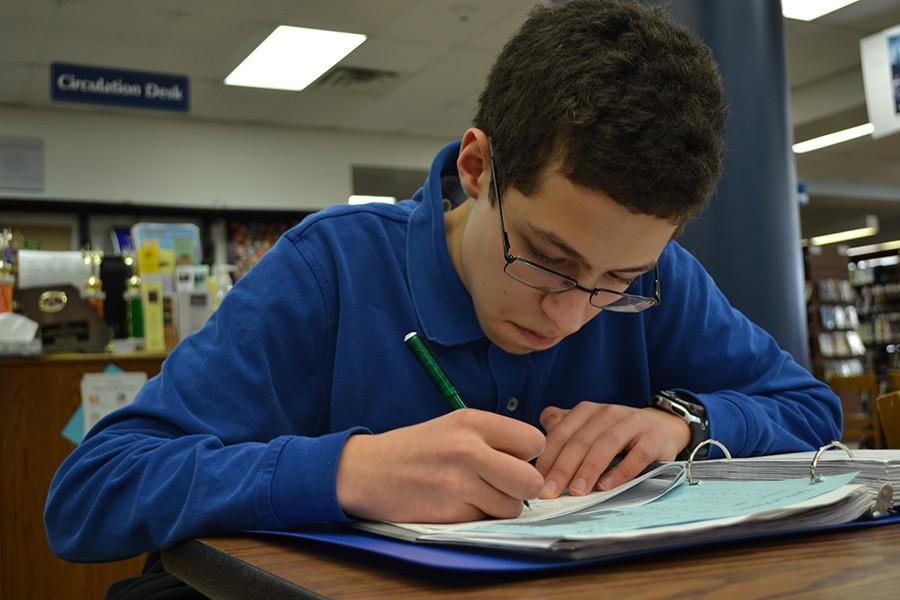 Sophomore Mohammad Hadji follows a sine and finds his passion