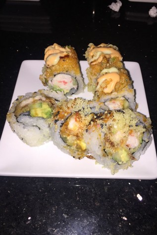 Sampling of the California roll and the Wasabi Special.
