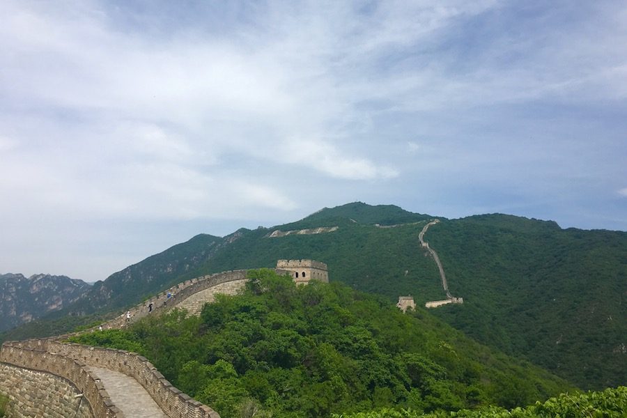 The Shah sisters saw the Great Wall in China during their travels. The Great Wall is 13,170 miles long.