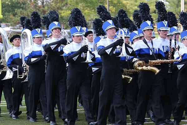 Marching band competes at Lafayette High School on Sept. 24.