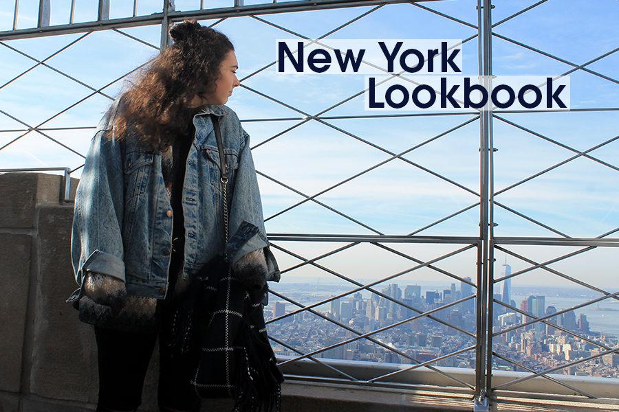 Leigh Ann poses on the top of the Empire State building.