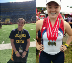 Senior Katy Ward verbally committed to the University of Michigan, a NCAA Division 1 school. She also received offers from Duke and Princeton. “Katy's very driven and determined to do her best in rowing. I think Michigan will be very happy to have her,"  St. Louis Rowing Club coach Tim Franck said. 
