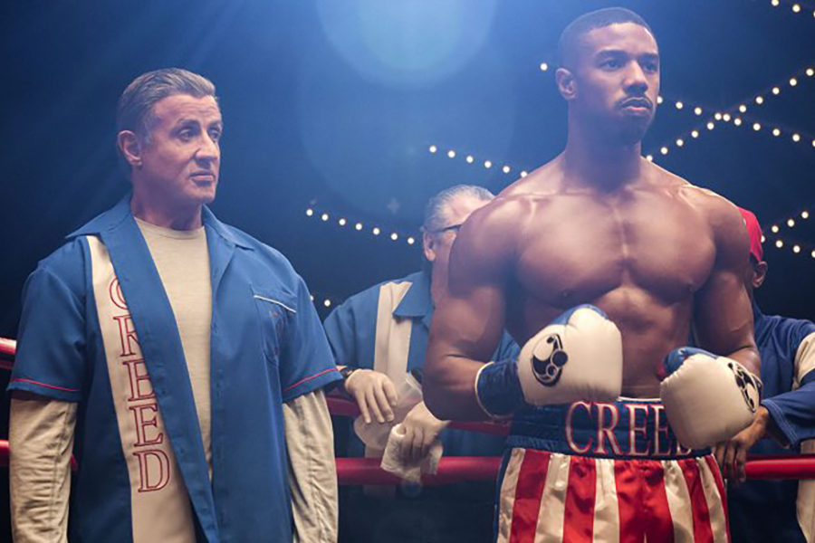 Creed II enters the ring swinging