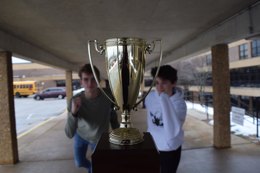 Managing Editor-in-Chief Dani Fischer and Conceptual Editor-in-Chief Justin Cupps make sure the Pathfinder keeps pace with the best online newspapers in the nation. The Pathfinder has been nominated for a National Scholastic Press Association (NSPA) Pacemaker Award, which recognizes excellence in high school journalism programs. “We know our site is incredible and we know how much work we put into each story and all the things that go on behind the scenes. But, to have someone else with as much authority as NSPA see our site as one of the best is a completely different feeling,” Fischer said. “It validates all the hard work that has been put in.”