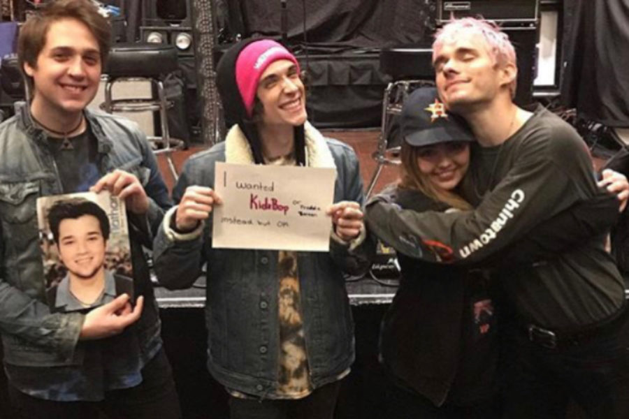 Meeting her favorite band Waterparks, freshman Grace Eschbach takes full advantage of the VIP tickets her dad snatched up when they went on sale again. Waterparx decided to sell only ten more VIP passes before their concert after they sold out, and Eschbach and her father, as a result of quick thinking and collaboration, were able to buy the tickets. “It’s a surreal [experience] because [the artist is] a real person, and I can see them,” Eschbach said.