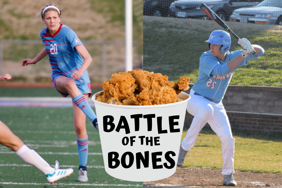The girls soccer program will compete against the boys baseball program in the first annual battle of the bones. 