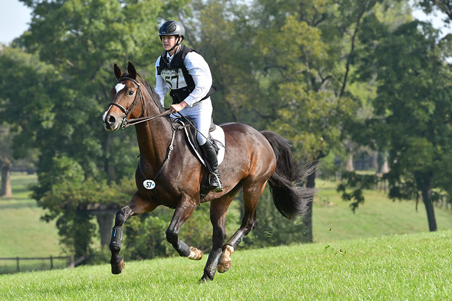 Winning second place at the Jump Star Horse Trials Sept. 27-28, freshman Benjamin Noonan and his horse jump over obstacles on a set course. Noonan rode for two hours that day in preparation for the first part of the competition. “I messed up my dressage score, I scored a 33.1, but you want to be anywhere in the low 20’s. For my next competition, I had to sit down and tell myself to relax once I started riding, so I don’t overthink and mess up this score,” Noonan said.