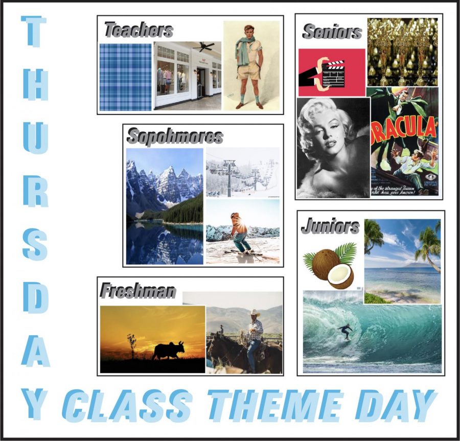 Class Theme Day is Thursday, Sept. 12.