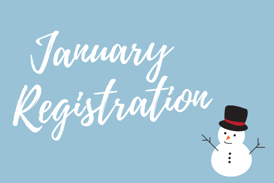 Counselors ensure students remember the importance of taking January registration seriously. 