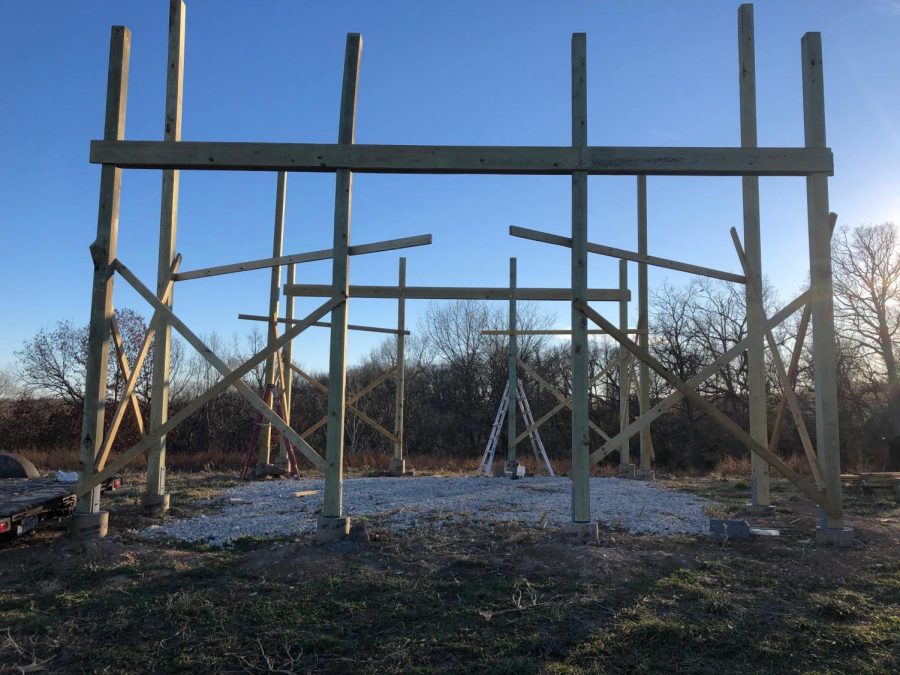 History teacher Brent Wildhaber describes his experience building a barn and shows off his work during the process. 