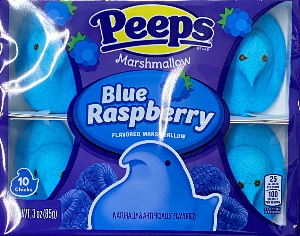 blue stuffed peep