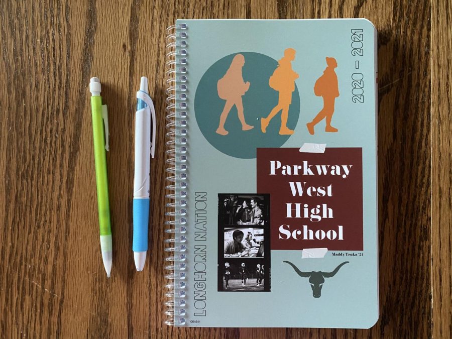 After receiving feedback from her friends about what they wanted to see on the cover of the school planner, senior Maddy Truka combined her own ideas with friends' to create it. Truka was to hoping to represent diversity in her design. “[Planners] help to just keep track of anything your teacher may assign that’s not listed up on the board like usual,” Truka said. “Also, class set up may be more difficult and there is definitely more work to do so it’s important that students are organized now more than ever.”
