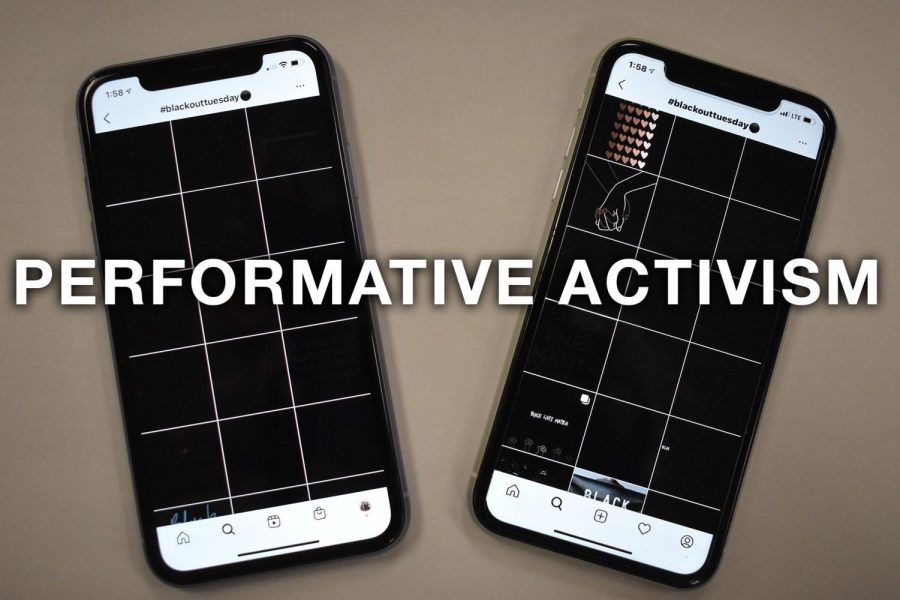 One example of performative activism occurred on June 2, when millions of Instagram users posted black squares with the hashtag #blackouttuesday. Performative activism, which consists of low risk actions and increases social capital, does little to help further a cause. 
