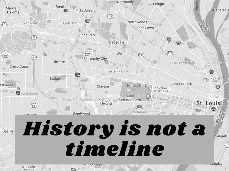 Viewing history in a linear way overlooks how past events continue to shape today’s reality.