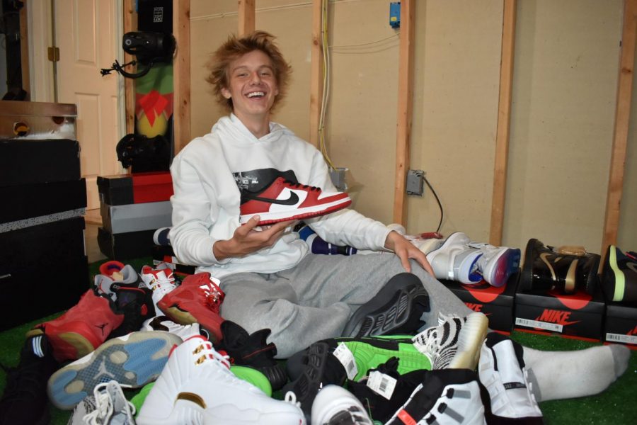 Surrounded+by+mountains+of+shoes+like+Nike+SB+Dunk+Chicago%2C+Yeezy+350+Bred%2C+Jordan+11+Concord+and+Jordan+4+Raptor%2C+sophomore+Nick+Malchanav+uses+his+basement+to+store+his+inventory.+Through+pulling+off+great+deals+with+resellers%2C+collectors+and+consumers%2C+Malchanav+has+been+able+to+attain+the+skill+of+negotiating.+%E2%80%9CWhenever+I+negotiate+with+people%2C+I+just+ask+them+the+price+theyre+looking+to+get+the+shoes+for%2C+so+I+can+know+if+were+on+the+same+page%2C%E2%80%9D+Malchanav+said.+%E2%80%9CBut+if+they+dont+give+me+a+price+that+theyre+looking+for%2C+I+just+throw+them+a+low+balling+offer+just+to+see+where+the+dice+rolls.+Because+if+they+base+their+emotions%2C+I+can+see+how+negotiable+theyre+going+to+be+on+the+deal.%E2%80%9D+