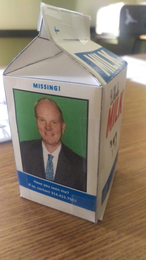 While Principal Jeremy Mitchell misses three school days during the 2019-2020 school year, Pupillo finds himself constantly trying to reach out to Mitchell and forgetting that he was out of office. At the end of the week, Pupillo created a “Missing” milk carton for Mitchell and left it on his desk when he returned. “You have to laugh at life sometimes,” Mitchell said. “For me [this memory] a reminder that Dr. Mitchell is someone that I can joke with. I’m a firm believer in the importance of laughter and the idea that we should all take ourselves less seriously once in a while.” 