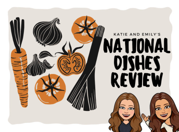 Katie and Emily review dishes from around the world. 