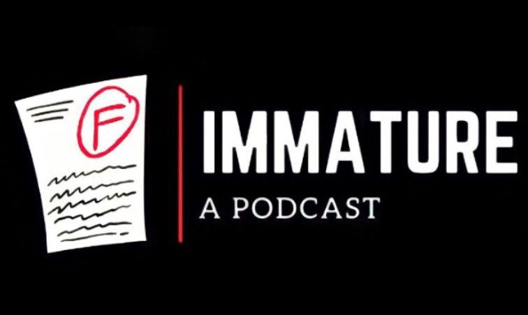 The+Podcast+Immature%2C+featuring+freshmen+Cassidy+Oliff%2C+Shirah+Ramaji%2C+Gianna+Lionelli+and+Samir+Shaik%2C+discusses+the+life+of+teenagers+in+2021.+