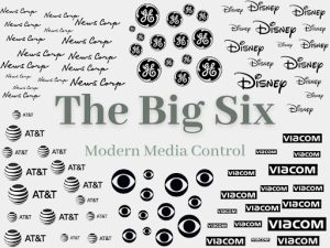 These top six companies control 90% of the media in the United States.