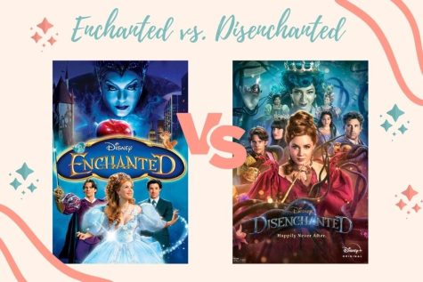 The cover of “Disenchanted” depicts the returning cast from the original “Enchanted” and added roles. We love this movie series, but we were shocked at the announcement of a sequel. Between reused plot lines and confusing character arcs, “Disenchanted” was underwhelming.