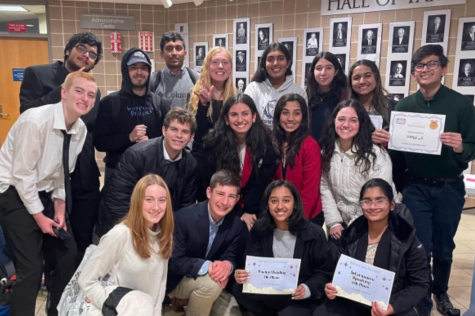 At the Ladue Invitational, debaters compete in a variety of events. Students that qualified for the tournament had the chance to receive awards for their events through teamwork. “There was always someone willing to help you grow as a debater, and getting into the community was always such a welcoming place. It solidified being a family when we started to spend so much time together on tournament weekends,” junior Serpil Kuccukaya said. 