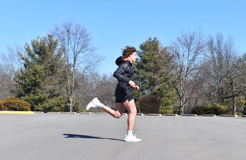 Nearing the halfway mark, Beveridge pushes through the last 12 miles, maintaining his first place spot. The race consisted of a 5k, 10k, half-marathon and marathon, hence Beveridge passed runners of all races as he approached the finish line. “I thought someone was on my tail the whole time so I kept my speed. The reality of the win didn’t hit me until the last three miles. I thought to myself I could really win this thing and hoped no one could pass me,” Beveridge said. 