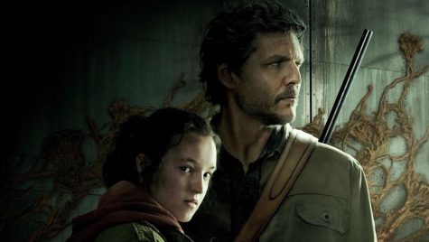 The fungus cordyceps lines the wall behind characters Ellie and Joel, portrayed by Bella Ramsey and Pedro Pascal. Both actors also appeared in the HBO show “Game of Thrones” and played characters Oberyn Martell (Pascal) and Lyanna Mormont (Ramsey). “Game of Thrones” regularly hit over 10 million viewers in its seventh season, putting Pascal and Ramsey in two of the most popular shows on HBO.