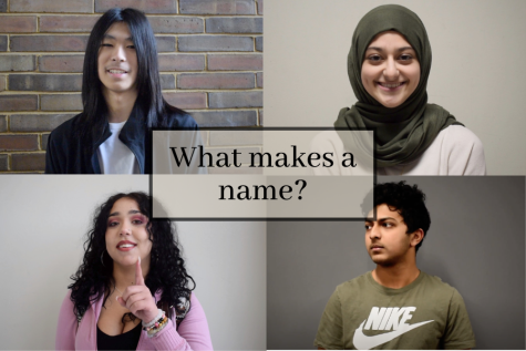 Freshman Yunhao Zhao, senior Mdalala Abdeljabbar, sophomore Alysse Custard and freshman Ayaan Sajid share their name stories. Names, no matter how short or long, are essential to a person’s being; each name holds significance in culture, family and identity. To disregard a name is to disregard a human being.