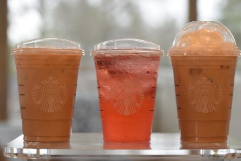 The Iced Pistachio Latte, Strawberry Acai Refresher with Raspberry Syrup, and the Iced White Mocha were selected as the top three teen drinks based off of results from snapchat polls.  