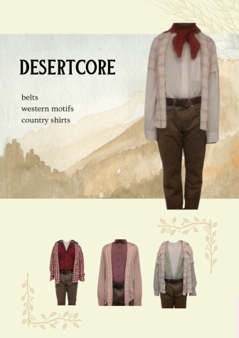 Four examples of Desertcore outfits.