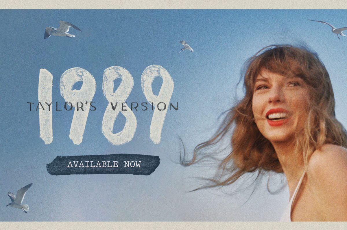 Singer-songwriter Taylor Swift smiles on the cover of her newest album, surrounded by five seagulls. On Oct. 27, the night of “1989’s” re-release, Swift took to Instagram to let out her thoughts on finally owning the masters of her most influential album in pop music. “I was born in 1989, reinvented for the first time in 2014, and a part of me was reclaimed in 2023 with the re-release of this album I love so dearly,” Swift wrote. 