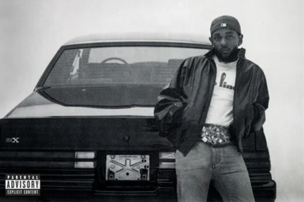 Standing in front of a Buick Grand National Experimental, rapper Kendrick Lamar appears on the cover of his album “GNX.” The album references and builds upon Lamar’s spring 2024 rap battle against fellow rapper Drake and set the stage for Lamar’s performance at Super Bowl LIX.