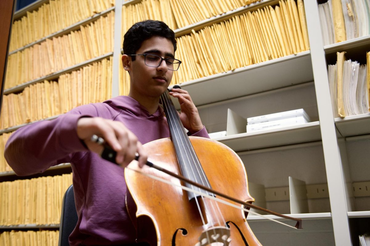 ”The cello, I see it as an extension of myself. [When] I'm having a good day, I find it really easy to just sink into the music, [and] feel connected to the piece. If the piece I'm playing is happy, then I feel happy, and if the piece is slow paced or something sad, then I can feel that emotion. [Playing] forces me to be patient, and that has really improved the way I talk with other people, whether it's in an argument, or I'm trying to make a point. [To me], the most rewarding part is perfecting a piece, so that it's unique to you and no one else can replicate it.” - Isaah Kandula, 9