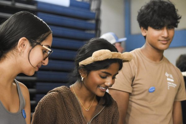 Handing out candy to excited trunk-or-treaters, President of the United Nations Children’s Fund club and junior Sara Ashok represents that group. Ashok was eager to participate in this event for multiple reasons. “I really wanted to be a part of the event because I get to help create memories for kids and spend time with my friends, spreading the things [I'm passionate about],” Ashok said.